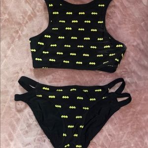 Reversible Batman swim suit